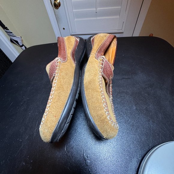 Martin Dingman size 9 suede/leather countrywear slipon driving loafers - Picture 10 of 13